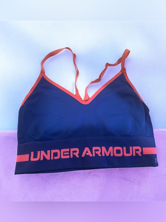 Under Armour Tops - Under Armour Royal Blue and Pink Women's Swim Sports Top